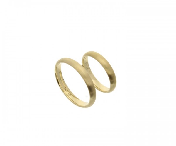 Trauringe Gelbgold 585