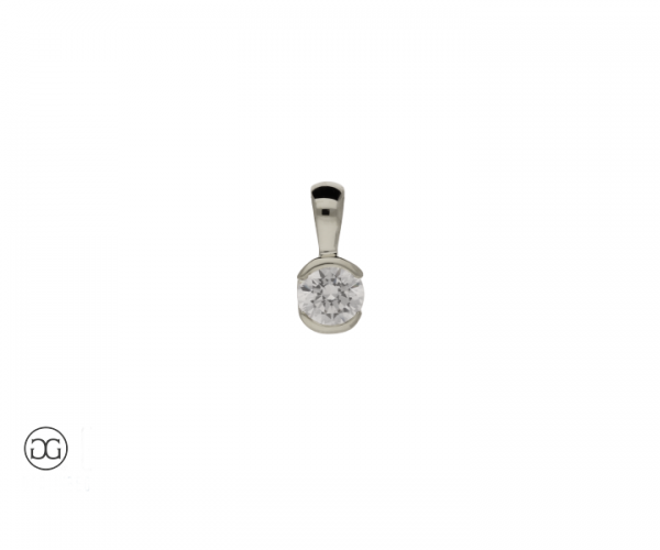 Brillant-Anhänger Dresden Brillant 0,35ct