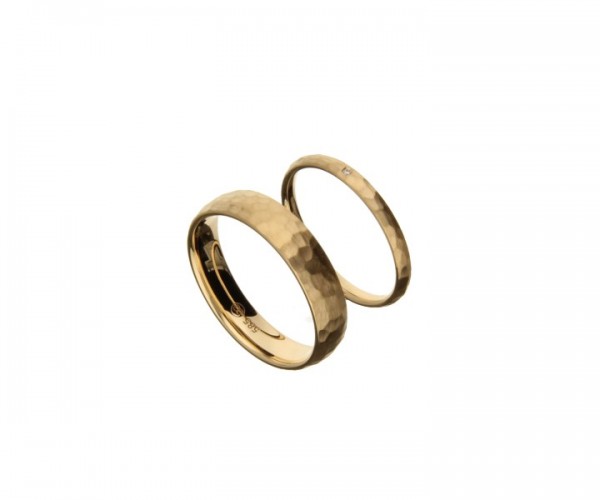 Trauringe Rosegold 585 Brillant 0,005ct