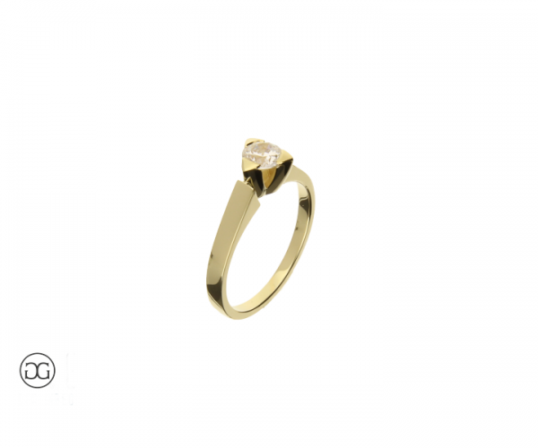 Brillantring Stuttgart Brillant 0,10ct