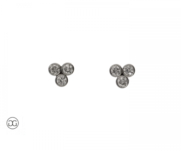 Ohrstecker Platin 950 Brillanten 0,30ct