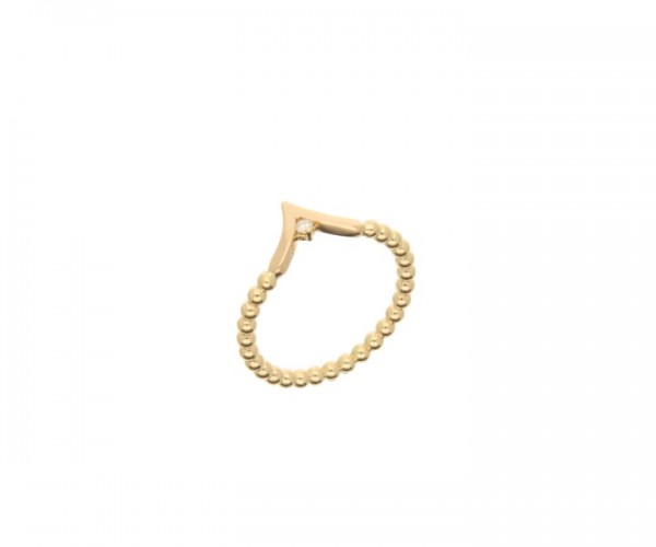 Damenring Rosegold 585 Brillant 0,02ct