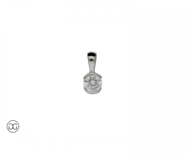 Brillant-Anhänger Dresden Brillant 0,35ct