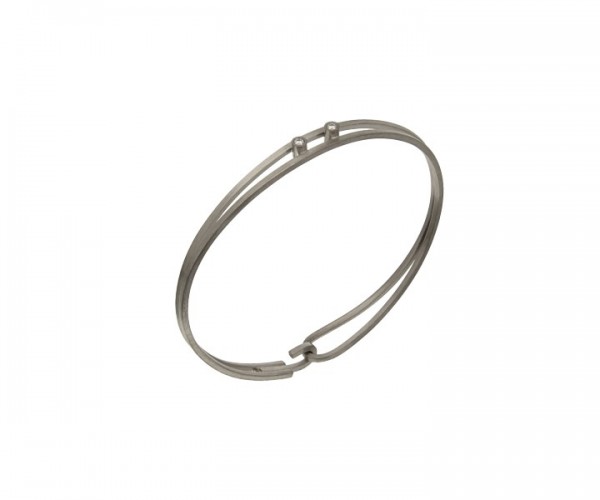 Armreif 585 Weißgold Brillanten 0,06ct