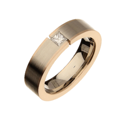 Bandring_Trauring-matt-Rot-Weissgold-Diamant